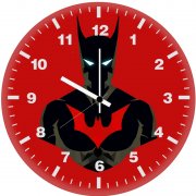 batman beyond minimalism 22 wall clock