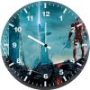 iron man stark tower l6 wall clock