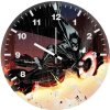 batman with bike 7f wall clock