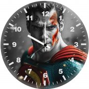 breaking superman tk wall clock