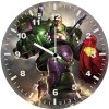 lex luthor holding superman cape 9b wall clock