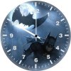 batman cape is a glider xc wall clock