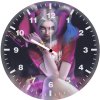 harley quinn art new bg wall clock