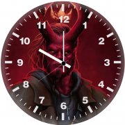 artwork hellboy 76 wall clock