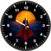 superman the ultimate hero py wall clock