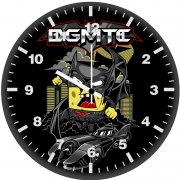spongebob batman 4k wall clock