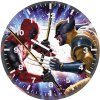 deadpool x wolverine chaotic duo te wall clock