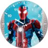 iron spiderman suit artwork ea wall clock