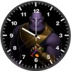 thanos digital art wz wall clock