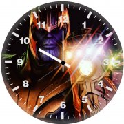 thanos artwork re wall clock