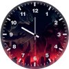 god vs king 24 wall clock