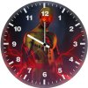 reverse flash zoom ch wall clock