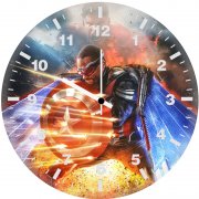 red hulk vs captain america clash of titans lj wall clock