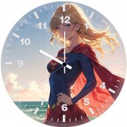 the supergirl legacy uy wall clock