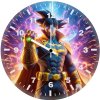 goku as batman infinity gauntlet master bl wall clock