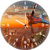 spiderman in new york city 85 wall clock