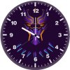 black panther minimal illustration hr wall clock