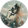 lobo jason momoa in action wk wall clock