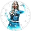 vanessa kirby as the invisible hero 0o wall clock
