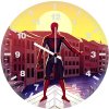 spiderman in venice as wall clock