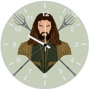 aquaman minimalism k1 wall clock