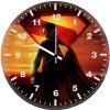 superman the red cape rises ta wall clock