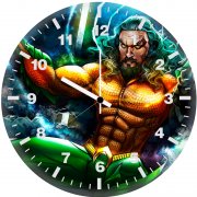 aquaman art fr wall clock