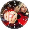 red lantern supergirl kv wall clock