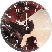 justice league art di wall clock