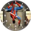 spiderman hanging q8 wall clock