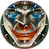joker face closeup mx wall clock