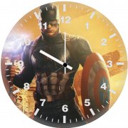captain america the avengers 7f wall clock