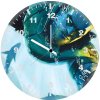 green arrow underwater artwork 5s wall clock