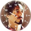 tony stark paint art tk wall clock