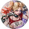 art of harley quinns 90 wall clock