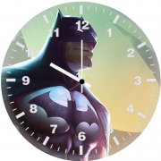bat man bat logo kd wall clock