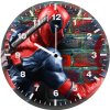 deadpool painting on the wall 6j wall clock