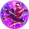 spider man glitch art k4 wall clock