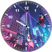 spider man miles city fn wall clock