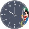 justice league minimalist x0 wall clock