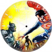 artwork batman v superman 8o wall clock