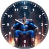 menace of evil superman n8 wall clock