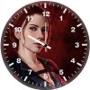 natasha romanoff black widow fanart sf wall clock