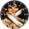 wonder woman sketch art dt wall clock