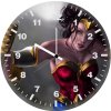 vibrant wonder woman z0 wall clock