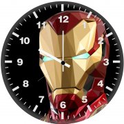 iron man oled du wall clock