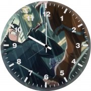 batman fighting bf wall clock