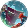 spiderman vs mysterio art y7 wall clock