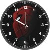 spiderman vector dark sk wall clock