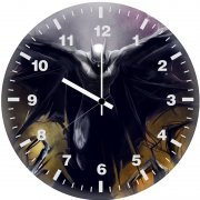 batman paint art 37 wall clock